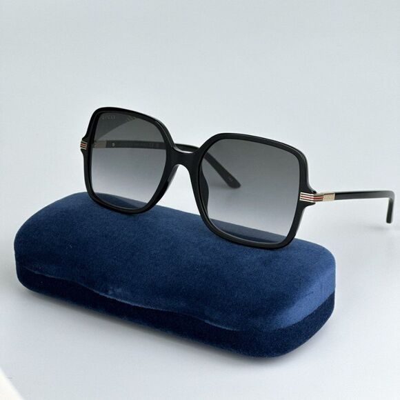 NEW Gucci GG1449S 001 Black Grey Women Square Sunglasses GG 1449S main image 11